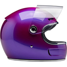 Casco Gringo SV — Talla L, morado metalizado brillo